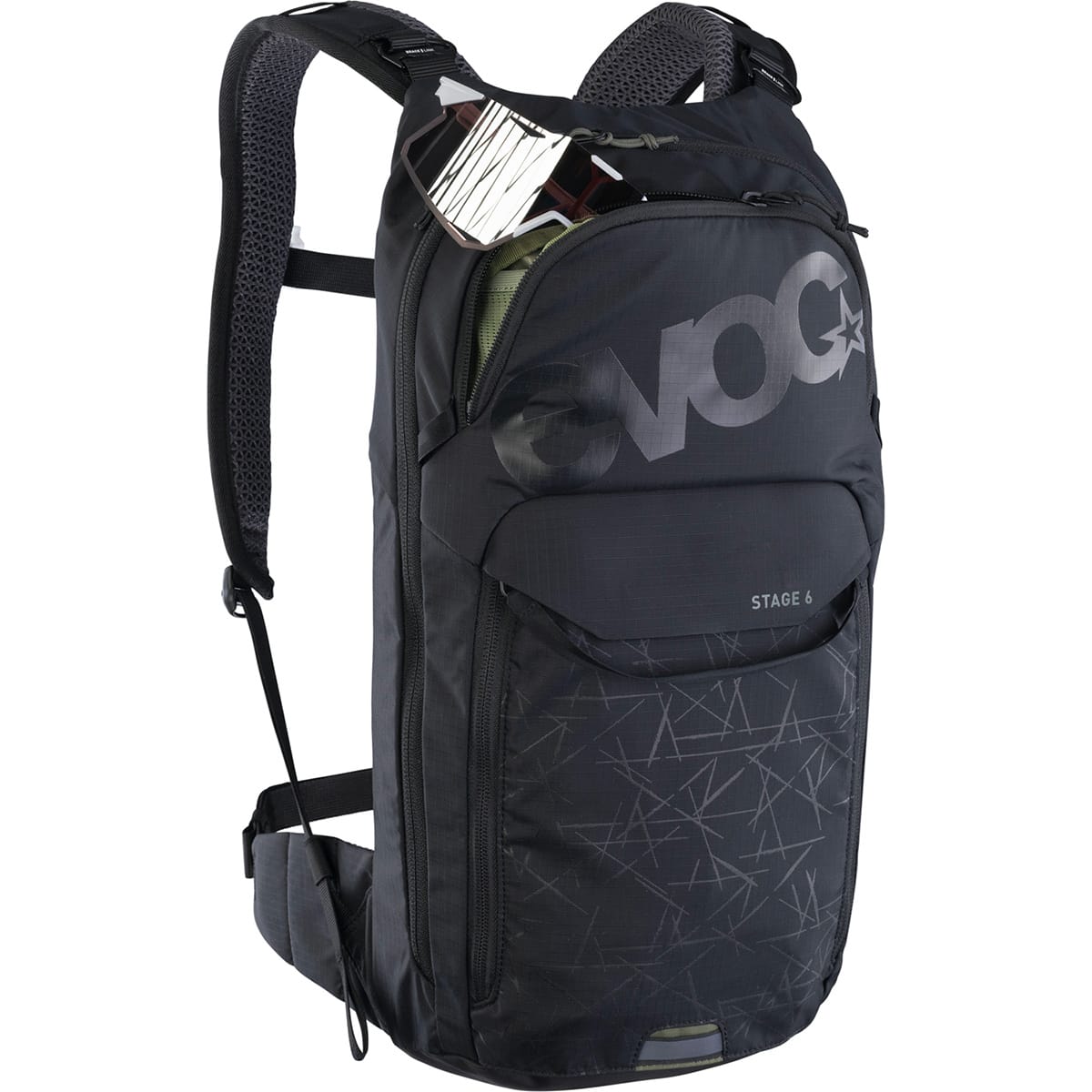 EVOC STAGE 6 L Zaino nero