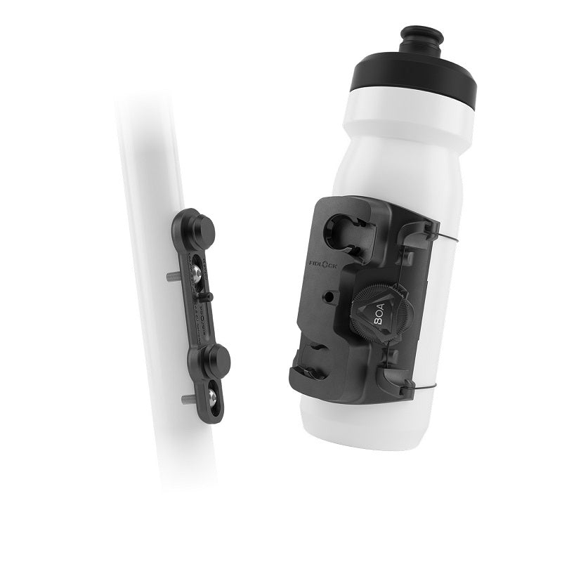 CONNETTORE FIDLOCK TWIST UNI + BASE BICI Portaborraccia Nero