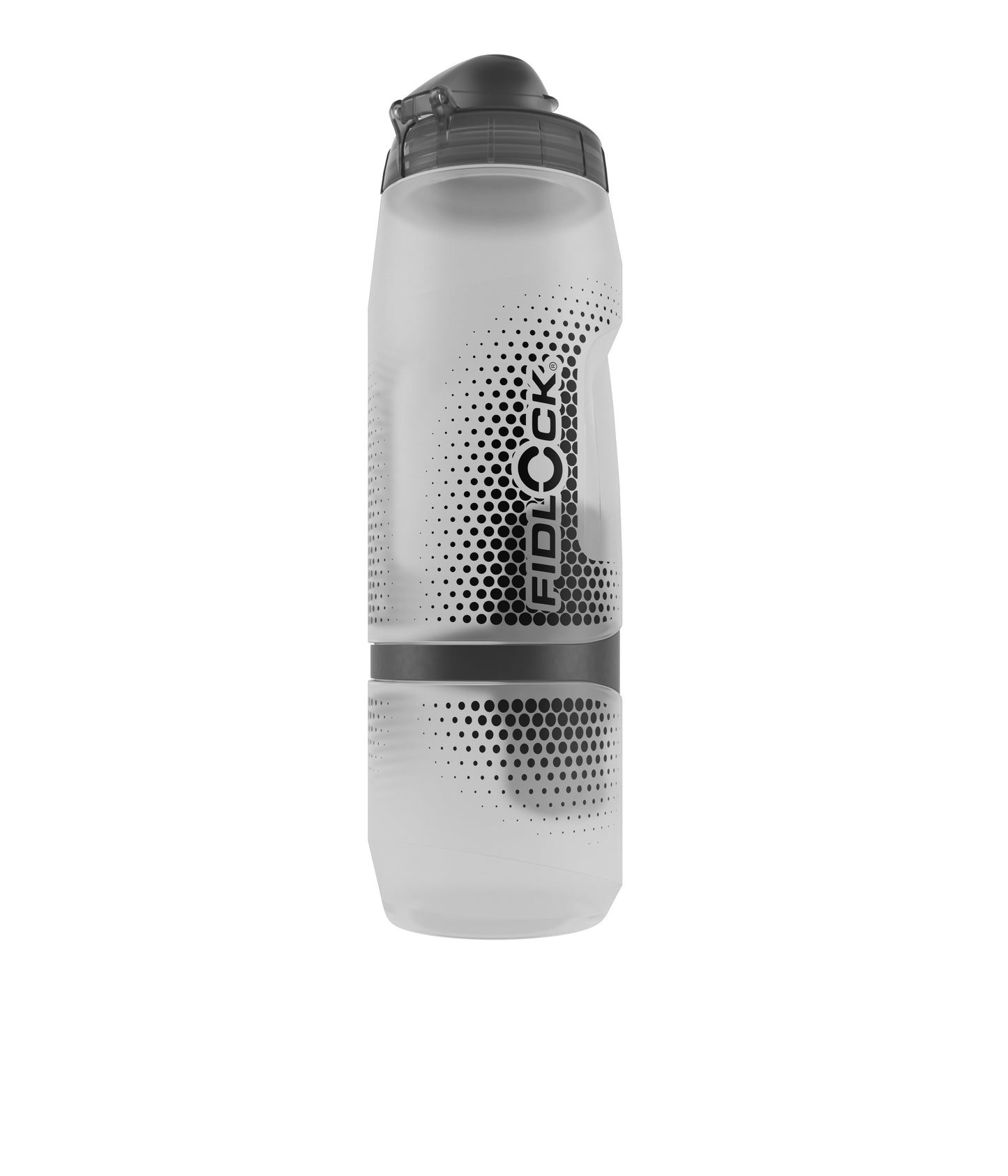 Kit bottiglia e portaborraccia FIDLOCK TWIST BIKE BASE 800 ml Trasparente
