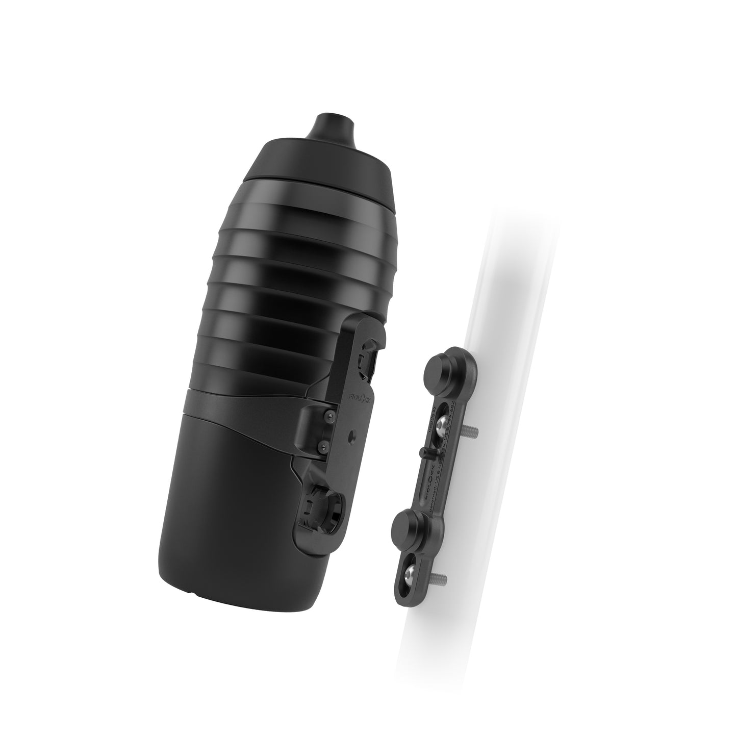 Kit bottiglia e portaborraccia FIDLOCK TWIST X KEEGO Sistema magnetico 600 ml Nero