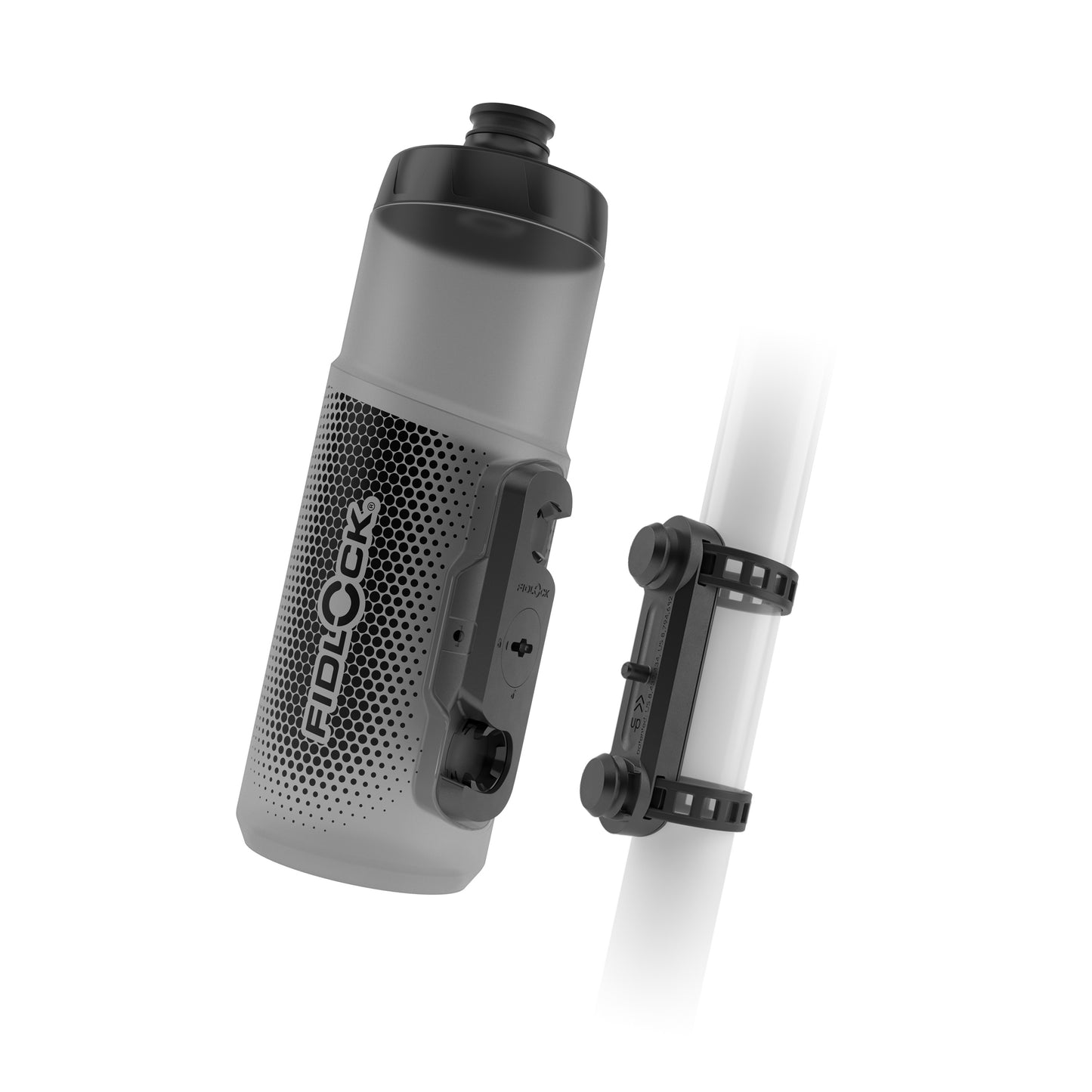 Kit bottiglia e portabottiglie FIDLOCK TWIST UNI BASE 600 ml Affumicato