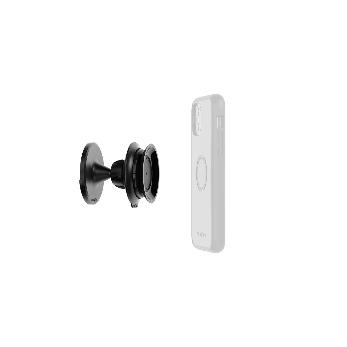 Staffa a parete FIDLOCK VACUUM Nero