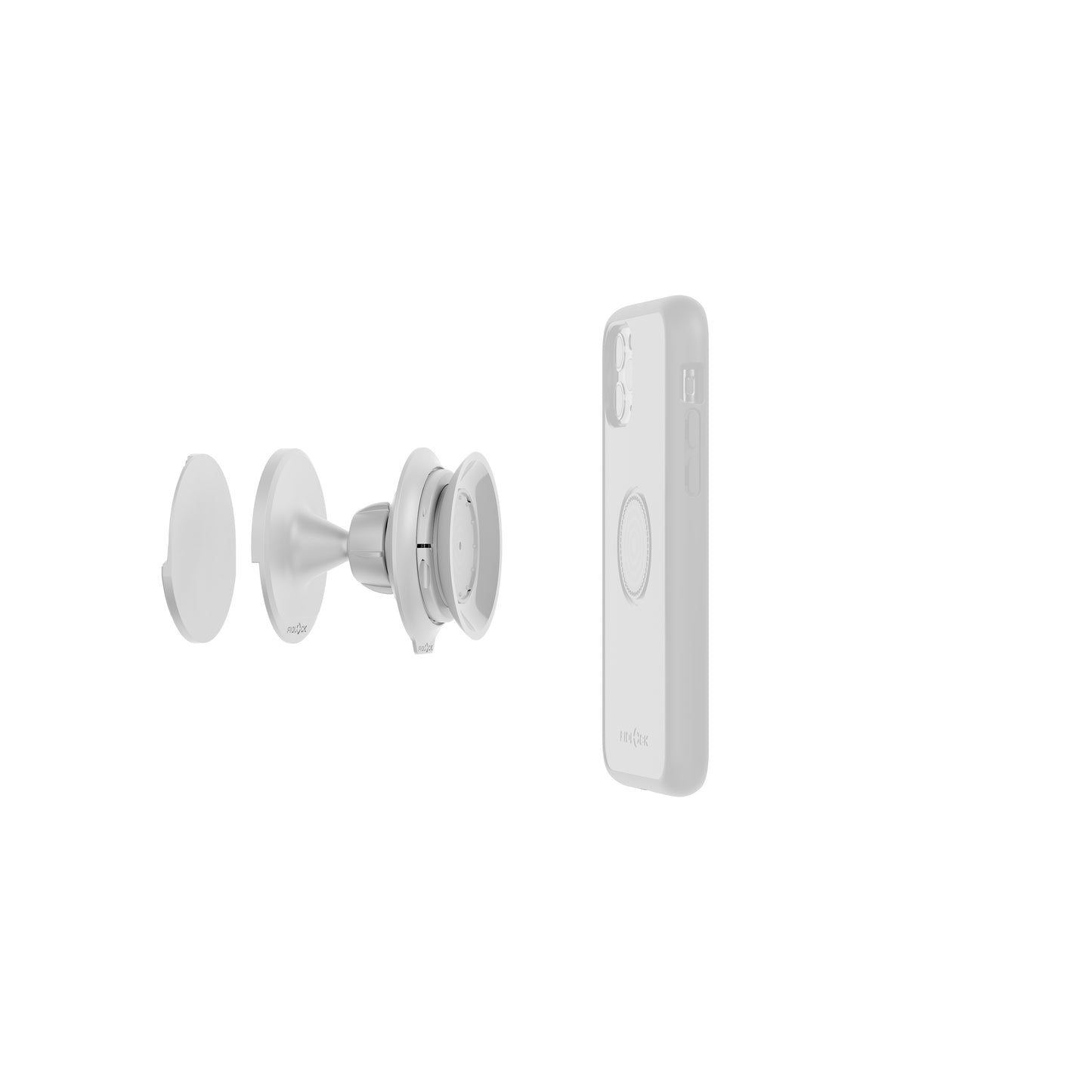 Staffa a parete FIDLOCK VACUUM Bianco