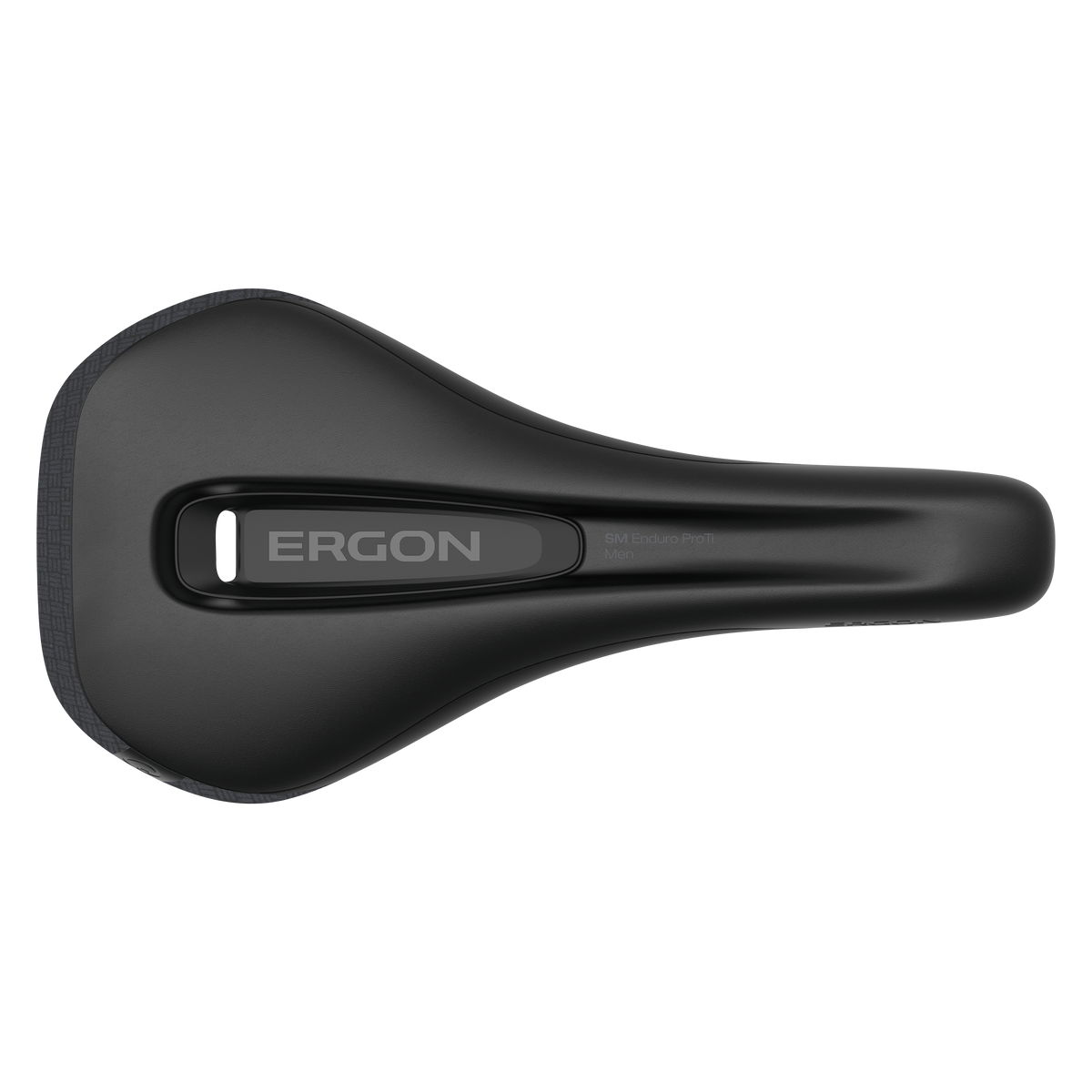 Sella ERGON SM Enduro Pro S/M con binari in titanio - dettaglio