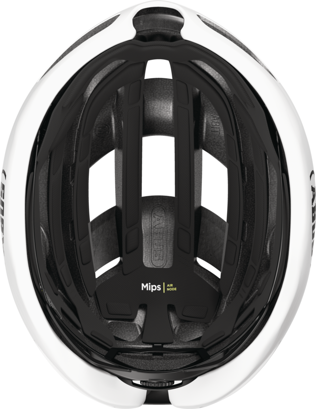 ABUS AIRBREAKER 2.0 MIPS Casco da strada Bianco lucido