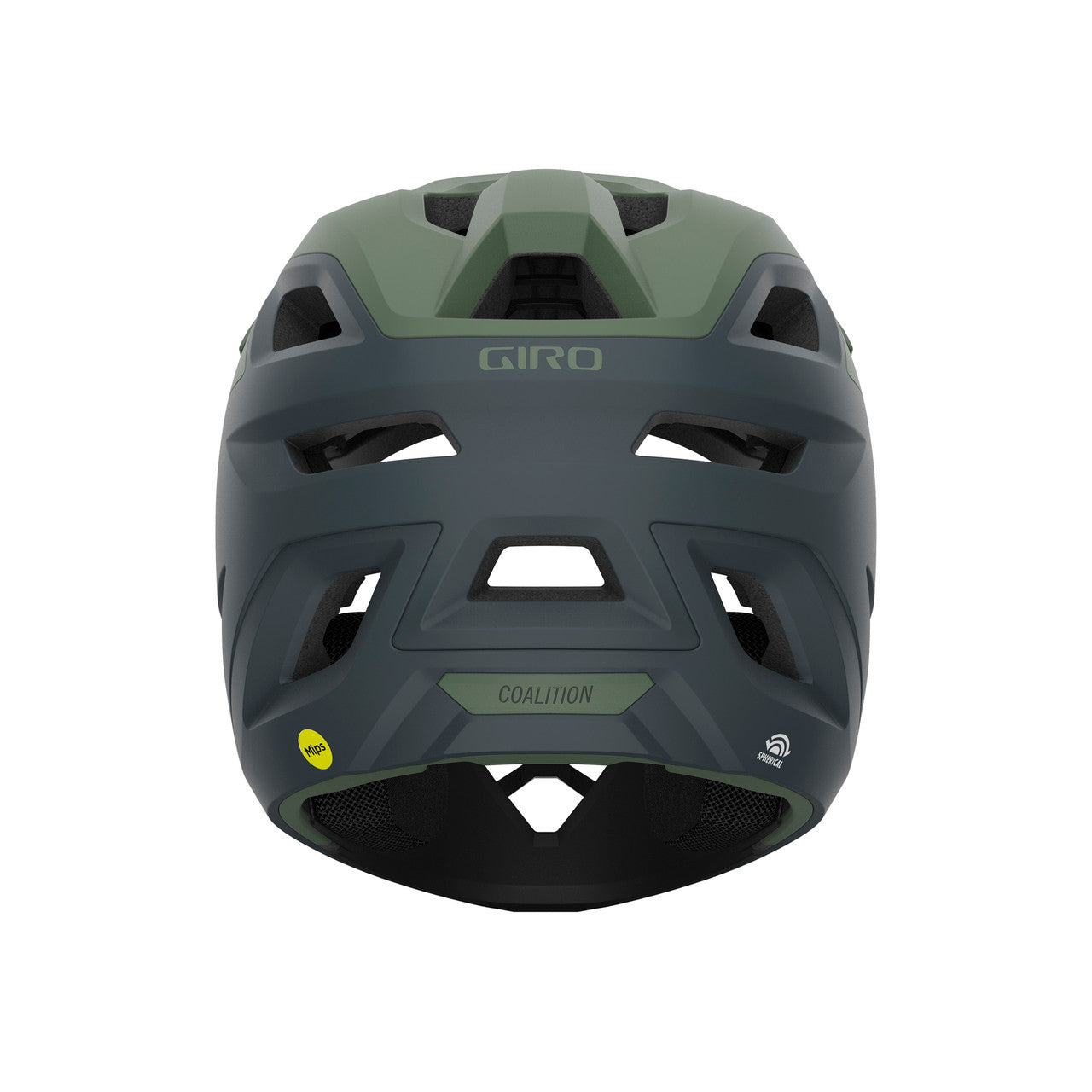 Casco MTB GIRO COALITION SPHERICAL Nero/Verde opaco