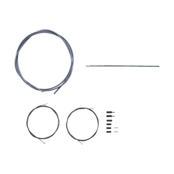 SHIMANO OT-SP41 Kit di cavi e guaine del deragliatore Optislick grigio