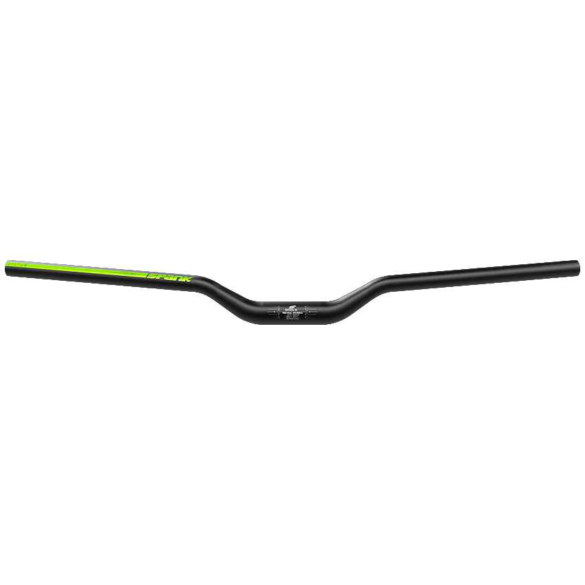 Manubrio SPANK SPOON 35 Rise 40mm 800mm Nero/Verde