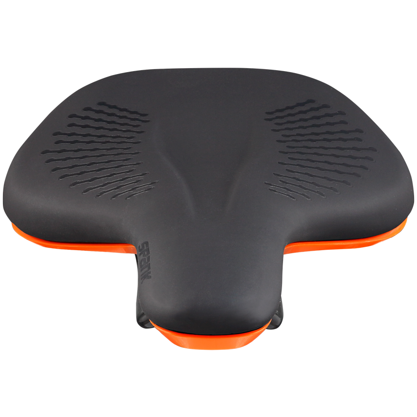 Sella SPANK OOZY 220 144mm CrN/Ti Binari Arancioni