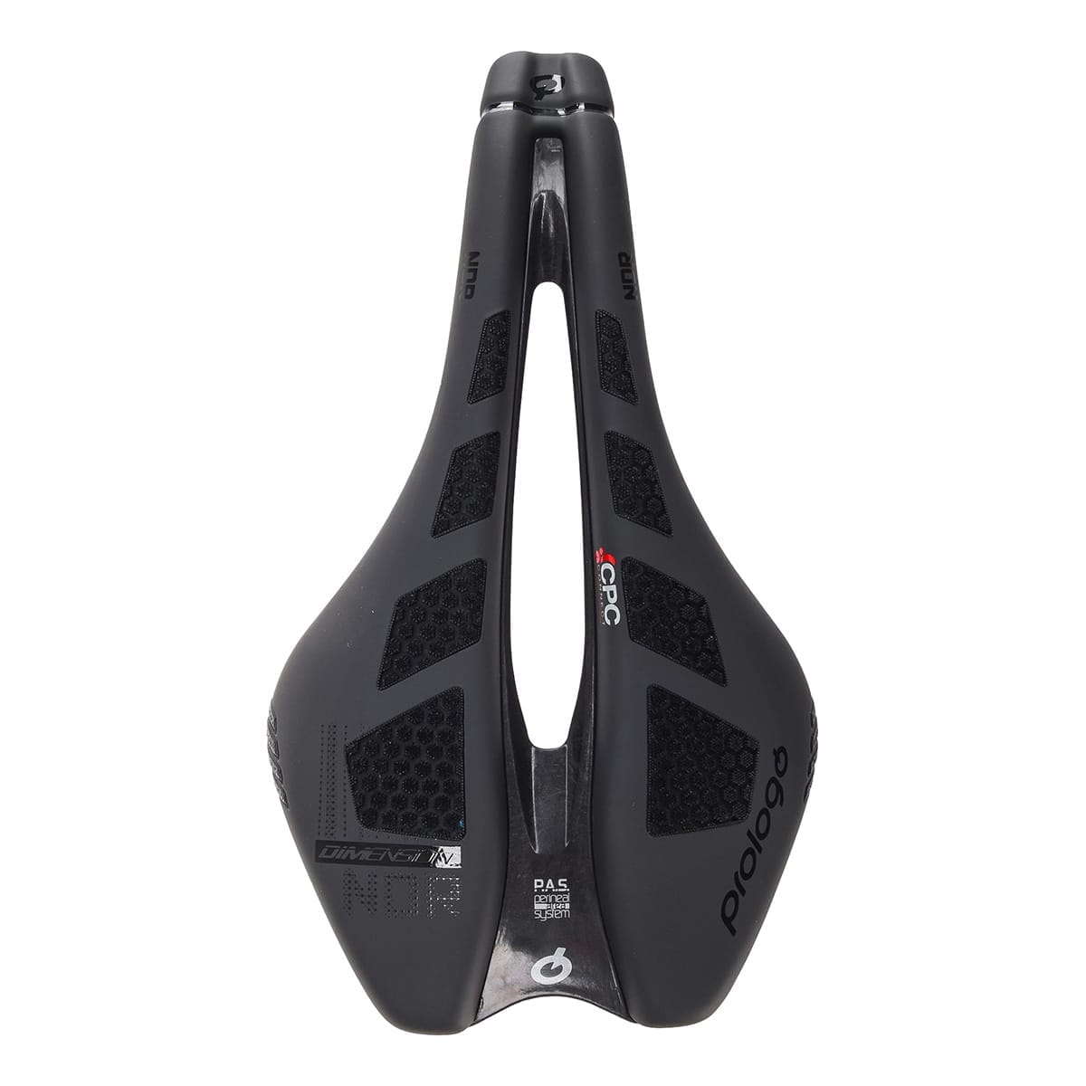Sella PROLOGO DIMENSIONE NDR CPC 143 mm Binari TiroX Nera