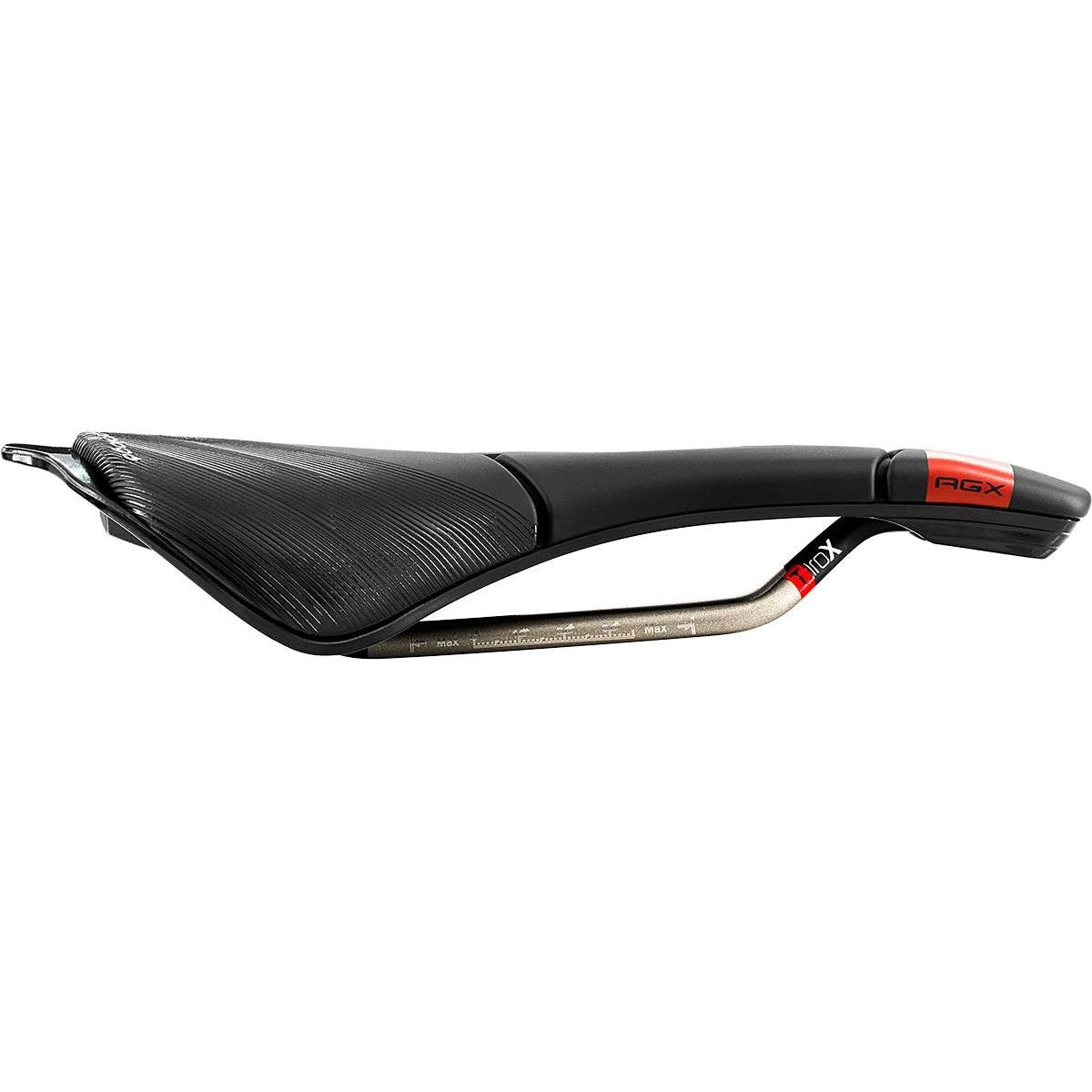 Sella PROLOGO SCRATCH M5 AGX Binari Tirox larghezza 140mm Nera