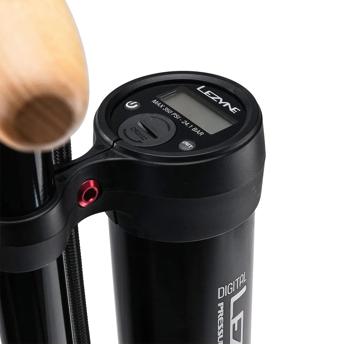 Pompa da pavimento LEZYNE DIGITAL PRESSURE OVER DRIVE Nera