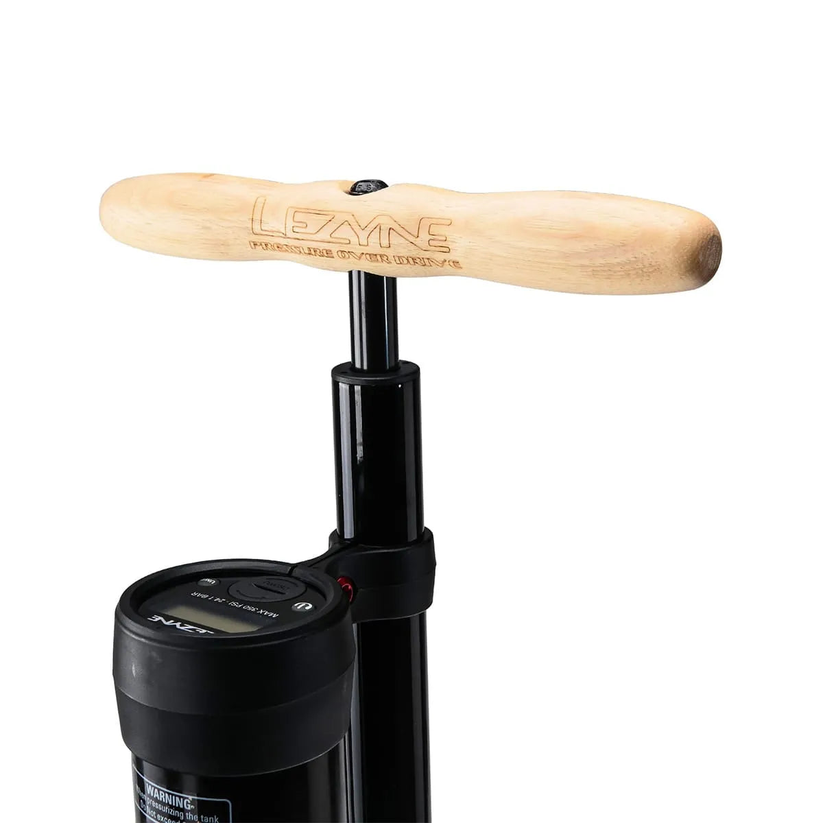 Pompa da pavimento LEZYNE DIGITAL PRESSURE OVER DRIVE Nera