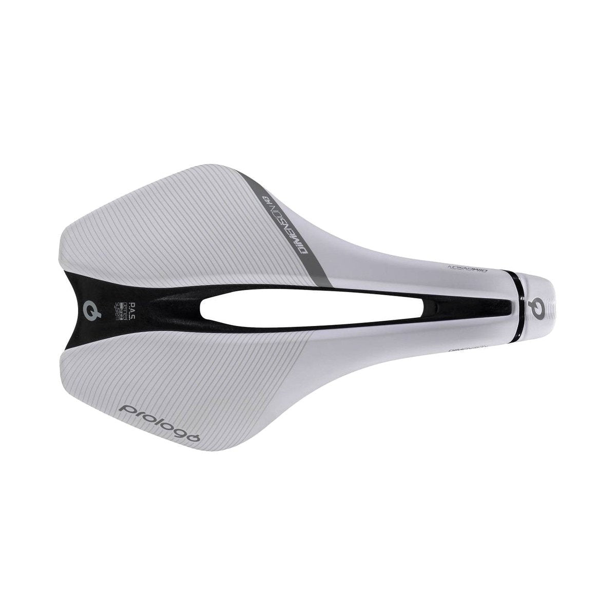 Sella PROLOGO DIMENSION Rails Carbone larghezza 143mm Bianco