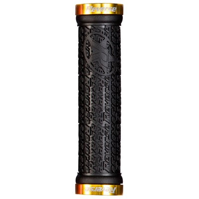 REVERSE COMPONENTS STAMP Manopole Lock-On Ø 30 mm Nero/Oro