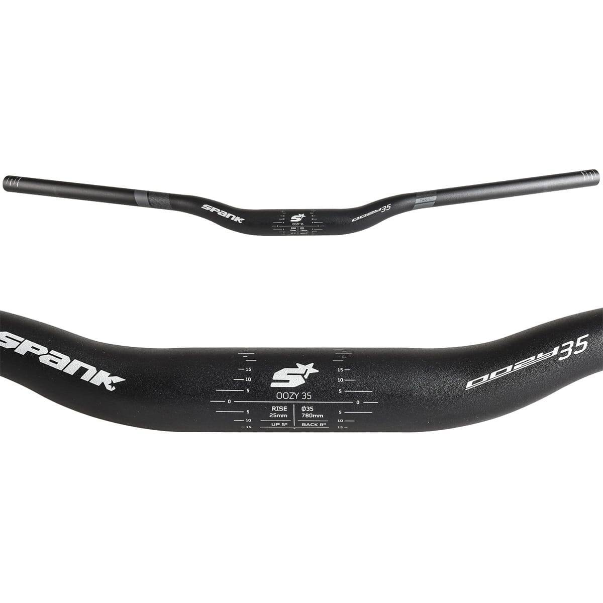 Manubrio SPANK OOZY 35 Rise 25mm 35/780mm Nero