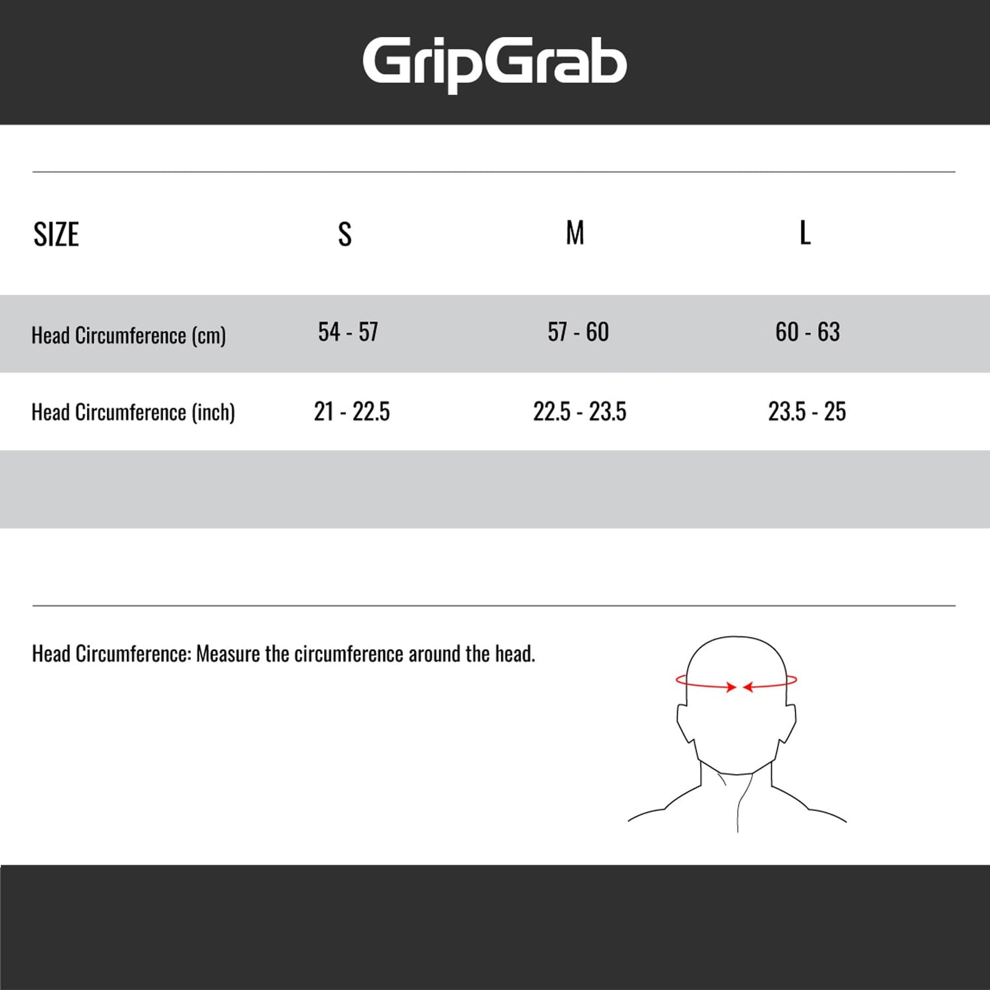 GRIPGRAB THERMO Berretto per casco nero