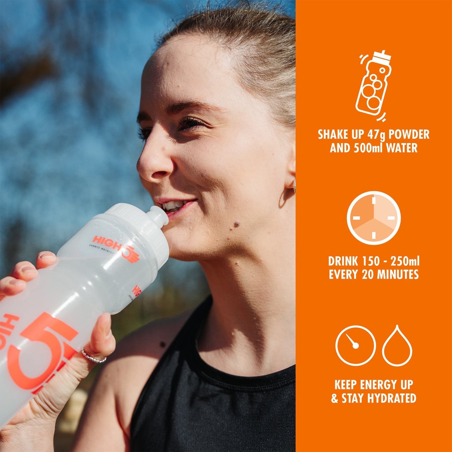 High5 ENERGY DRINK (2,2 kg) Arancione
