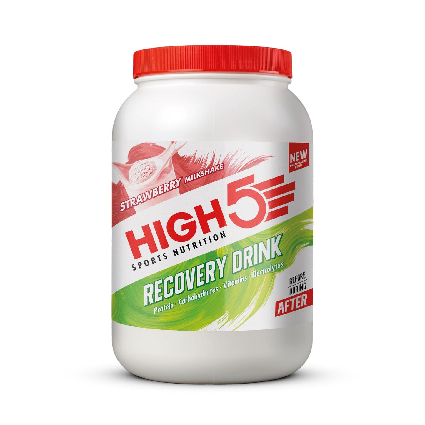 High5 RECOVERY DRINK (1,6 kg) Frullato alla fragola