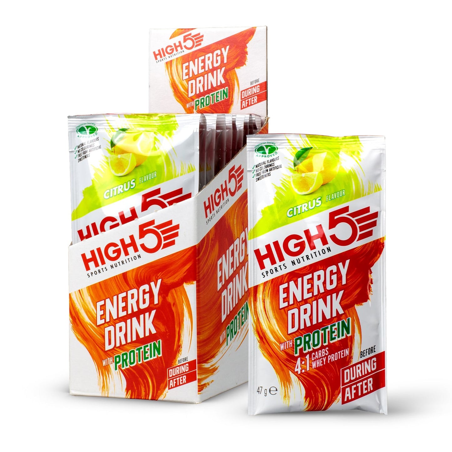 Bevanda energetica High5 ENERGY DRINK PROTEINE (47g) Limone