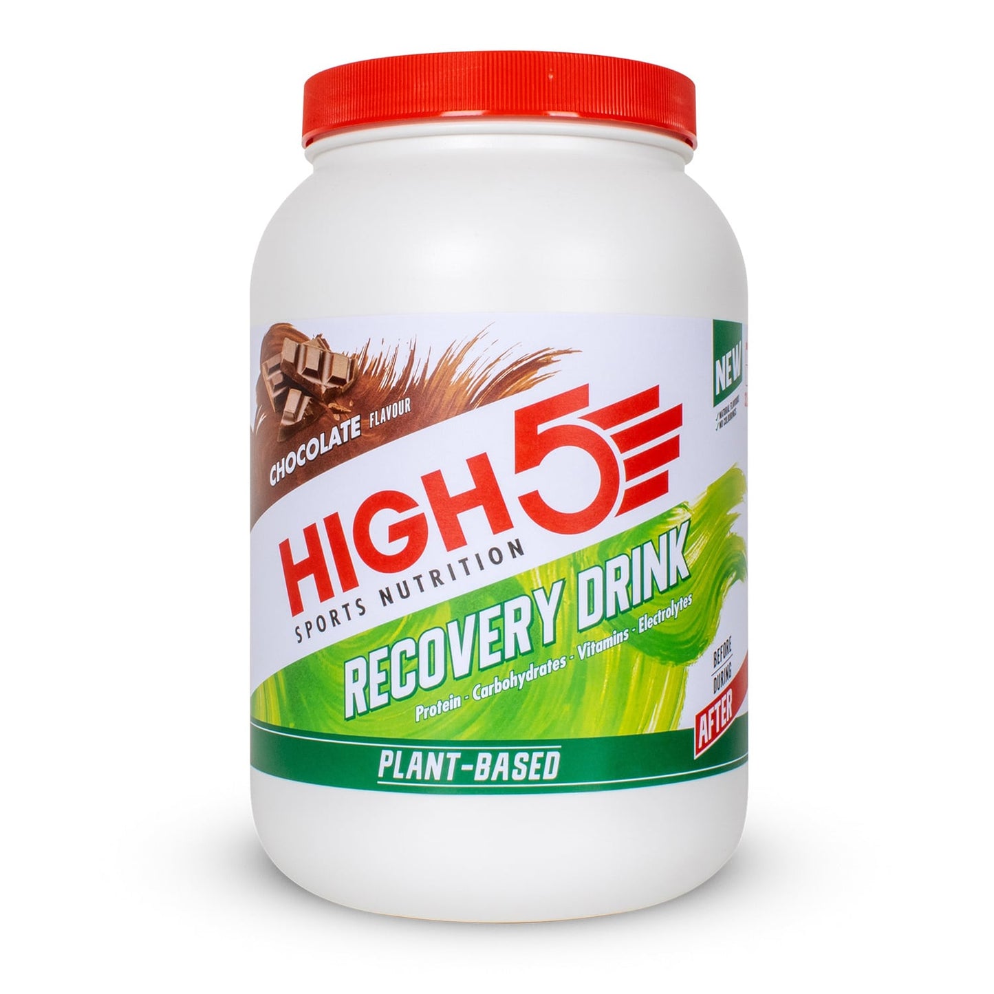 High5 bevanda di recupero a base vegetale (1,6 kg) Cioccolato