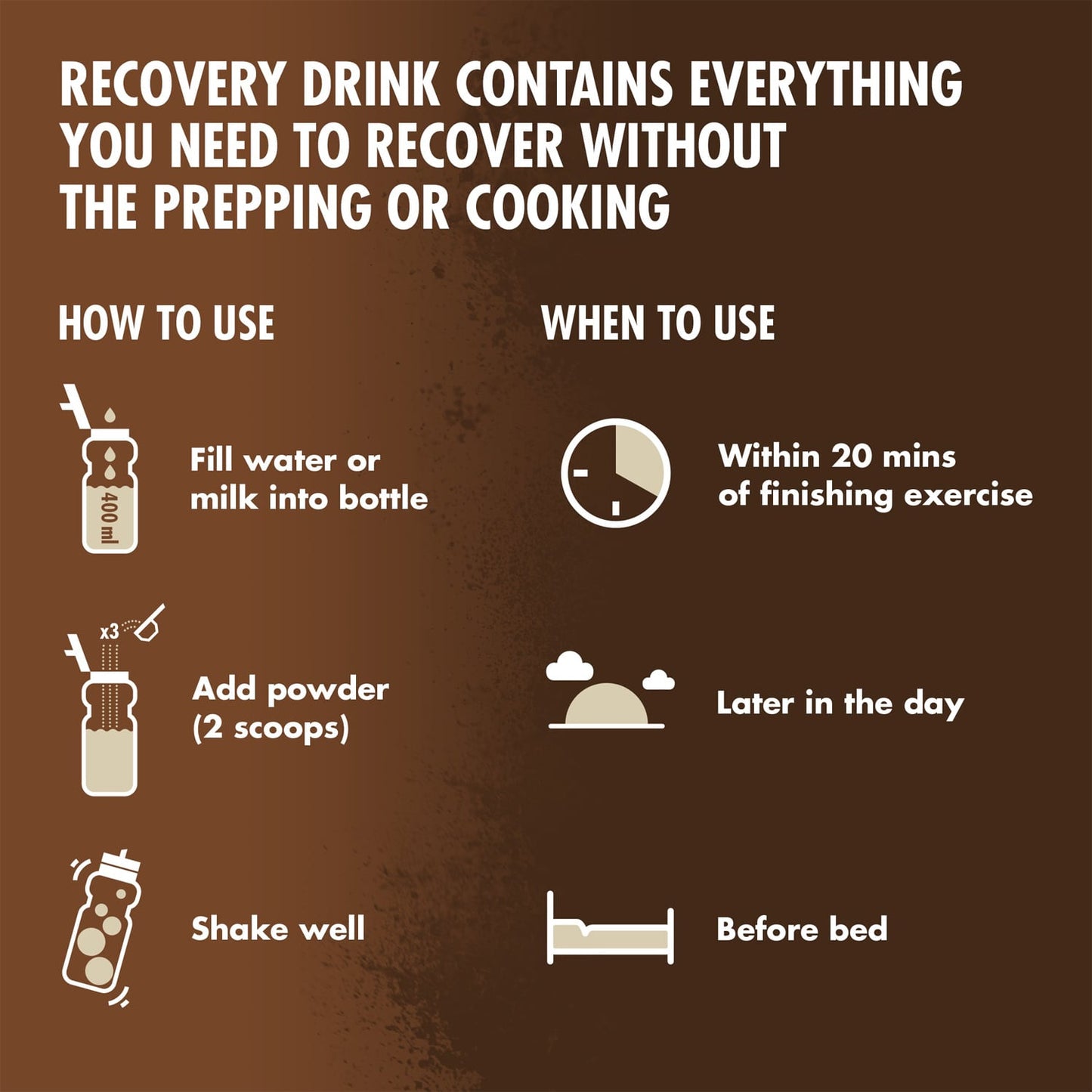 High5 bevanda di recupero a base vegetale (1,6 kg) Cioccolato