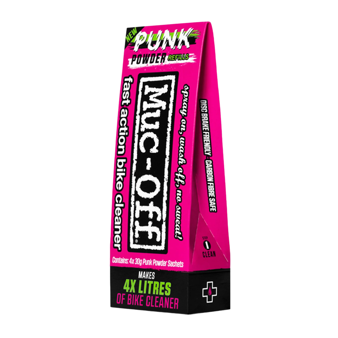MUC-OFF PUNK POWDER Polvere detergente dissolvente (4 stick)