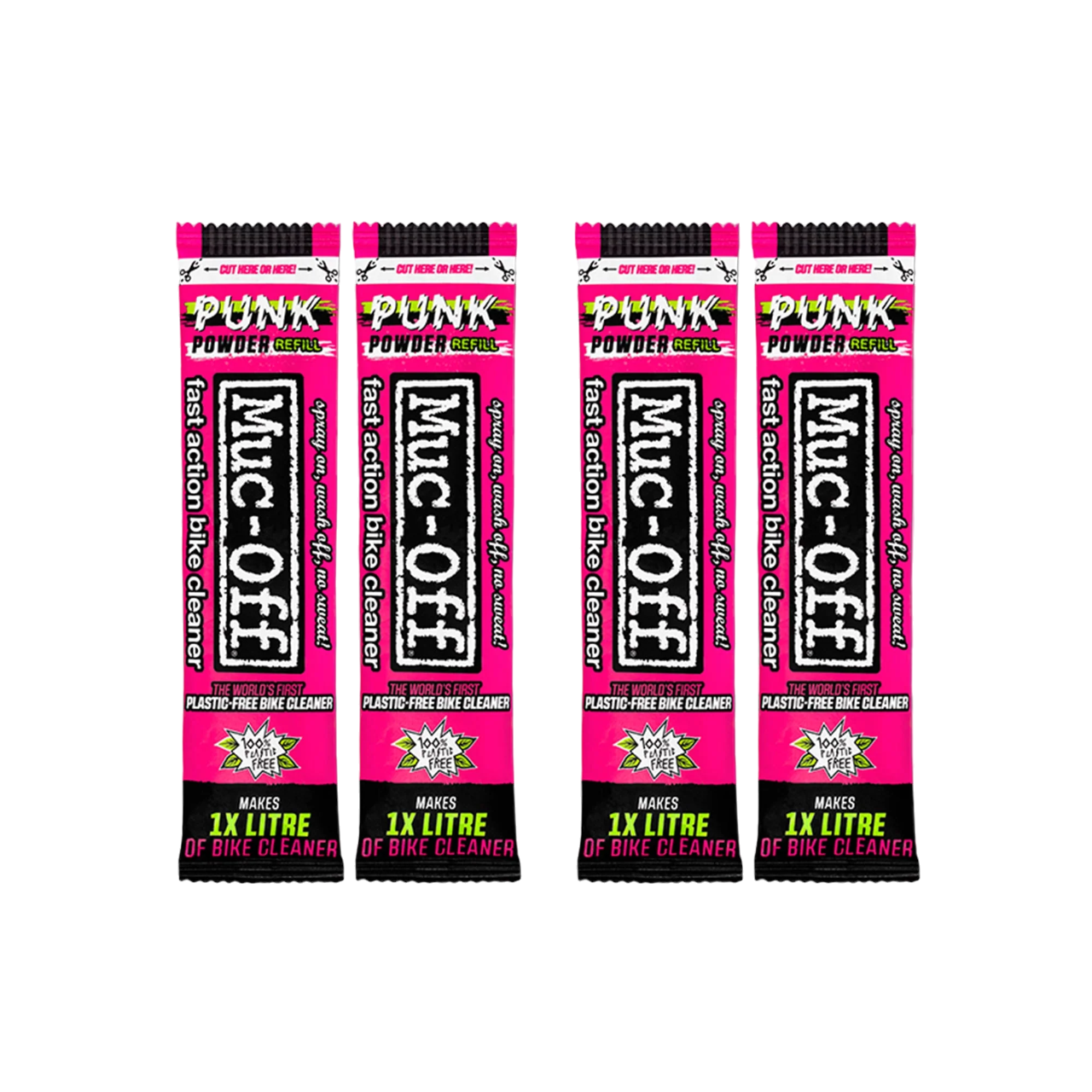 MUC-OFF PUNK POWDER Polvere detergente dissolvente (4 stick)