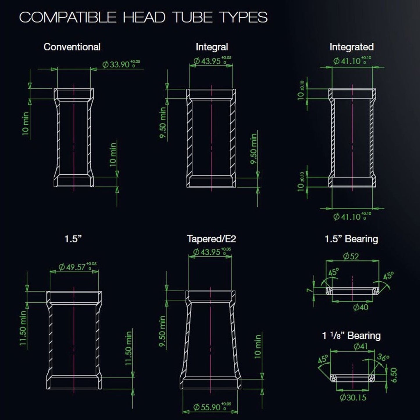 Vassoio per cuffie esterne HOPE PICK'N'MIX 1,5" EC49 Nero