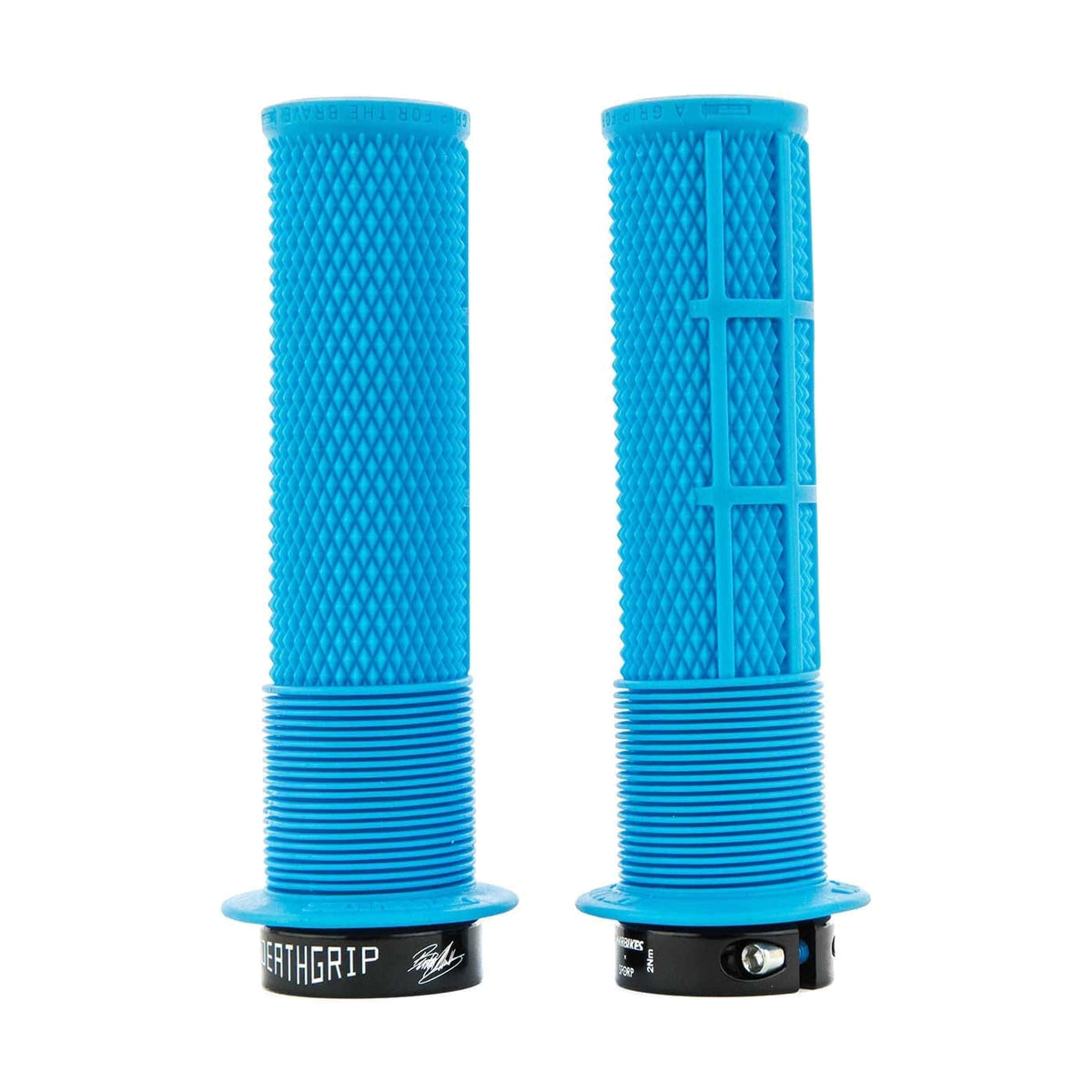 Grips DMR DEATHGRIP Flange Large Lock-on Blu