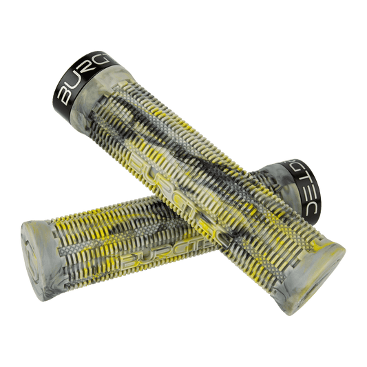 Manopole BURGTEC THE BARTENDER PRO GREG MINNAAR SIGNATURE Lock-On nero/giallo