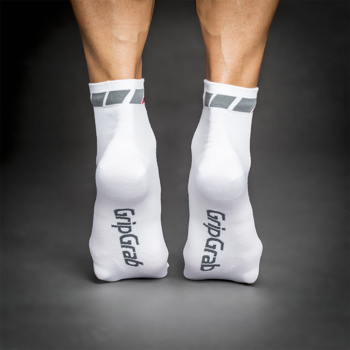 GRIPGRAB LOW CUT Calzino bianco al ginocchio