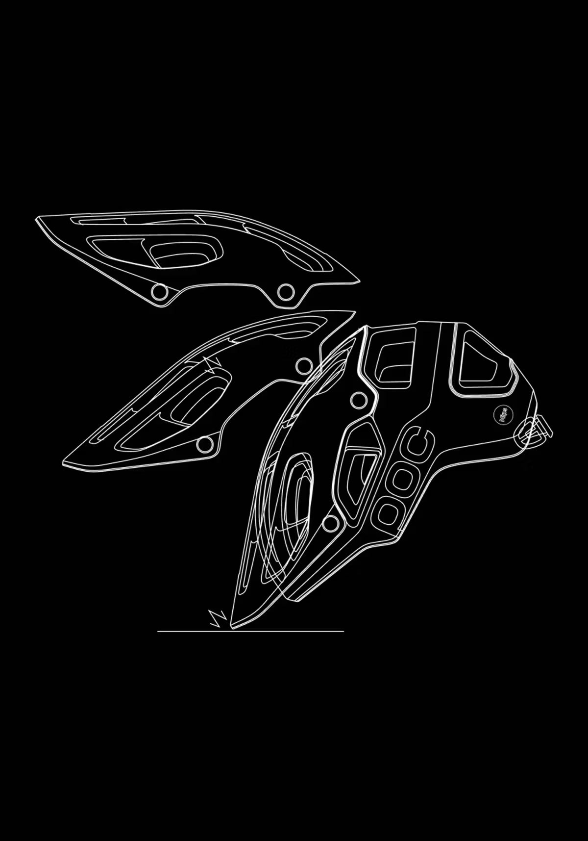 Casco MTB POC CULARIS PURE Bronzo/Blu