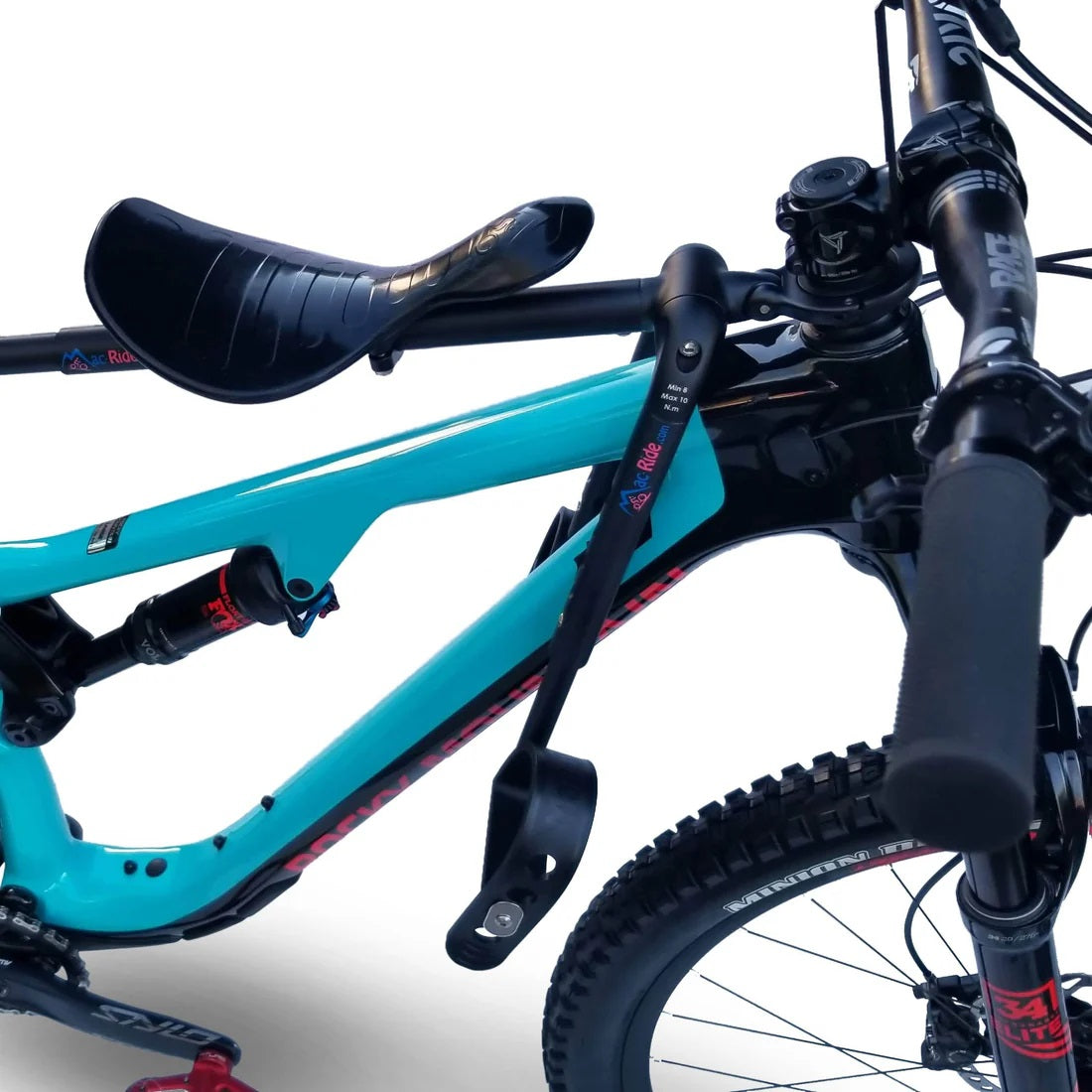 Seggiolino portabebè MAC RIDE per Pivot 1"1/8 Completo Nero