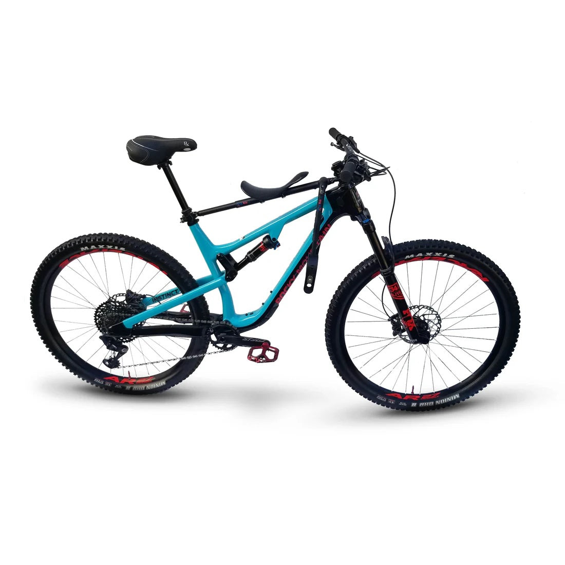 Seggiolino portabebè MAC RIDE per Pivot 1"1/8 Completo Nero