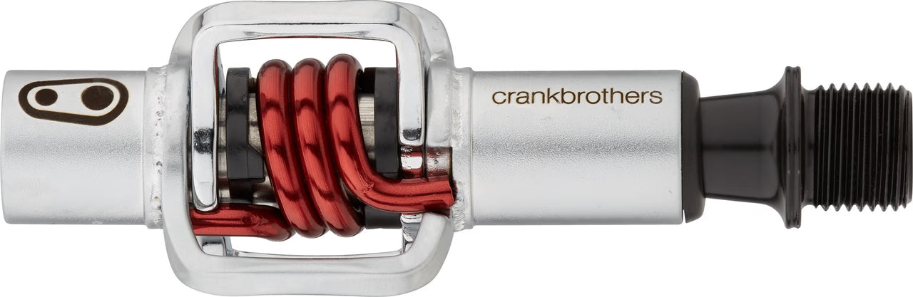 CRANKBROTHERS EGG BEATER 1 Pedali Argento/Rosso