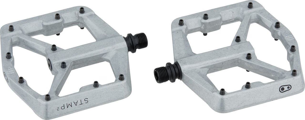 CRANKBROTHERS STAMP 2 Pedali piatti grandi Argento