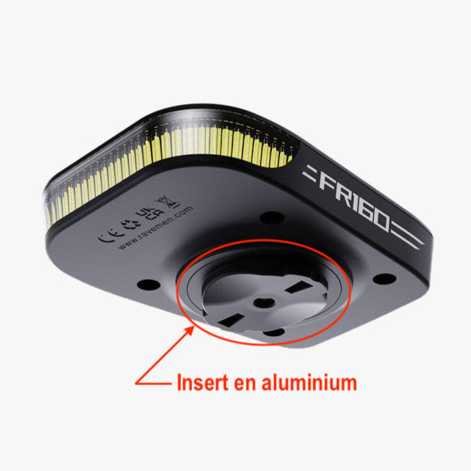 Illuminazione anteriore RAVEMEN FR 160 - Garmin/Wahoo