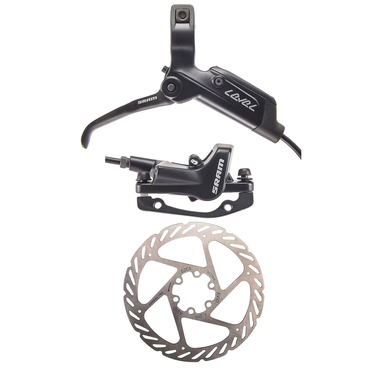 Coppia di freni a disco SRAM LEVEL Black