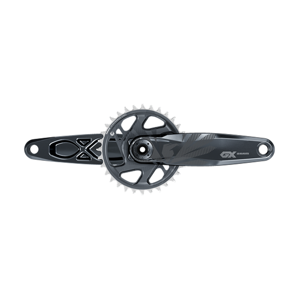 Pedivelle Mono 11/12V SRAM GX EAGLE FAT BIKE 4" DUB Grigio