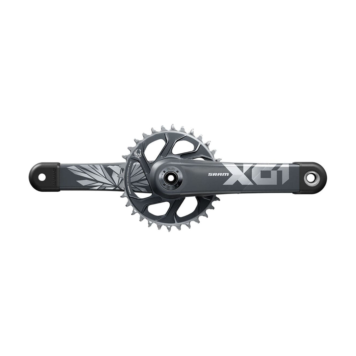 Guarnitura 11/12V SRAM X01 EAGLE BOOST 148 DUB Nero Carbonio