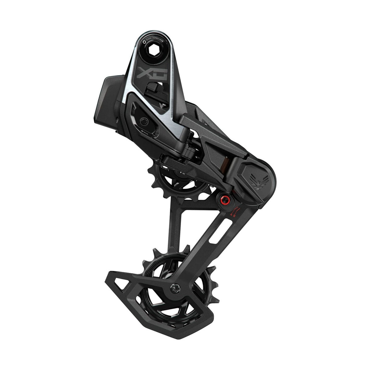 Deragliatore Posteriore SRAM T-TYPE EAGLE X0 AXS 12V 52 Denti Senza Batteria Nero