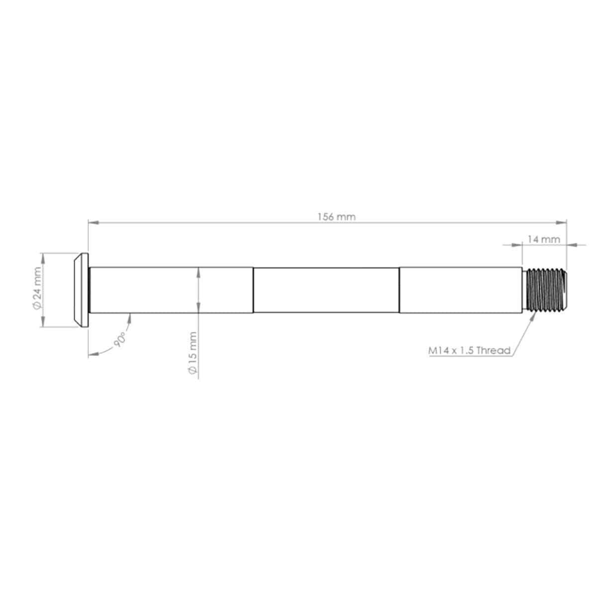 Assale anteriore BURGTEC FOX BOOST PRE 2021 15x110