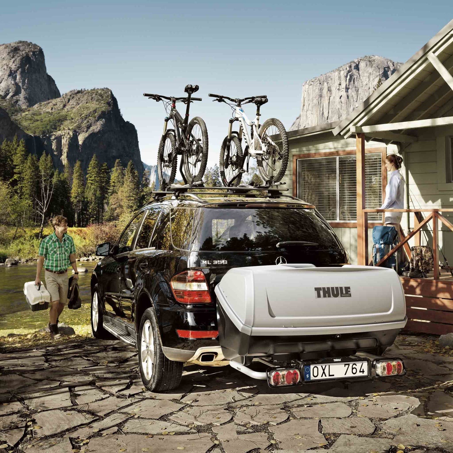 Portabici da tetto THULE FREERIDE 1
