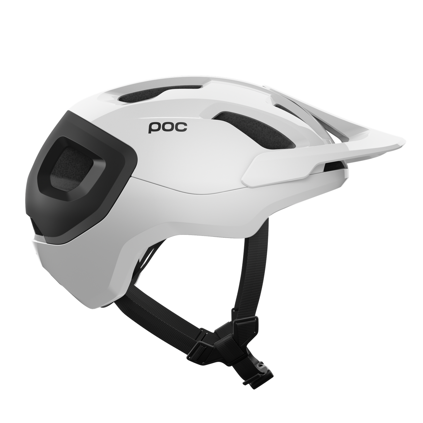 POC AXION RACE MIPS Casco MTB Bianco/Nero Opaco