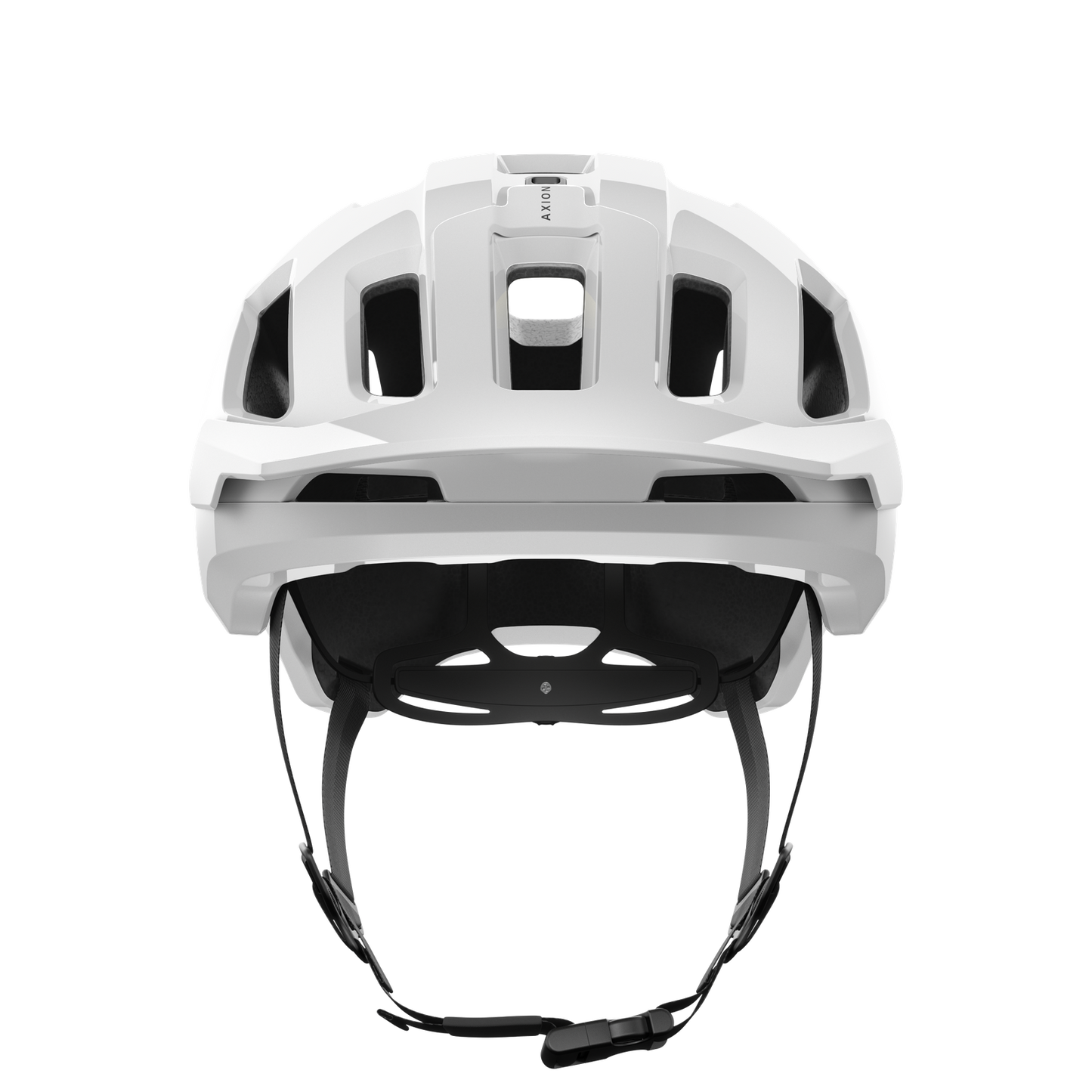 POC AXION RACE MIPS Casco MTB Bianco/Nero Opaco