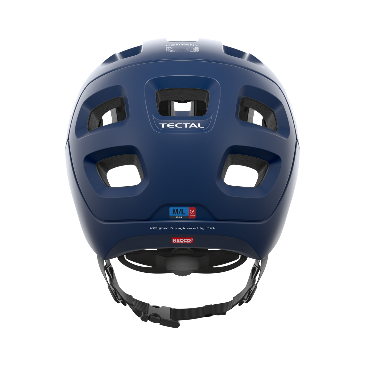 Casco MTB POC TECTAL blu opaco