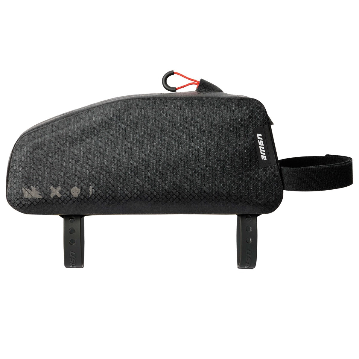USWE TOP TUBE ZIPPERED 1,2 L Borsa da telaio Nero