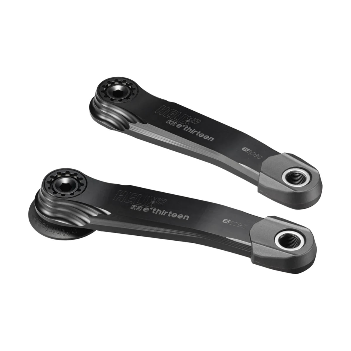 Pedivelle VAE E.THIRTEEN E-SPEC HELIX RACE ALLOY per Bosch SX / Brose S Mag / TQ HPR50 / DJI Avinox Nero