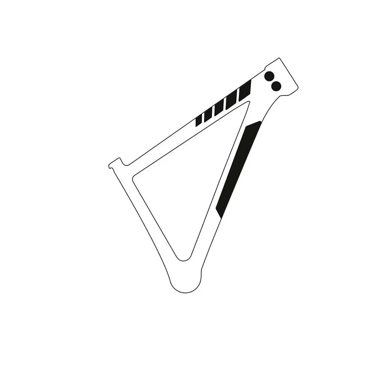 Protezione adesiva del telaio ALL MOUNTAIN STYLE BASIC Trasparente